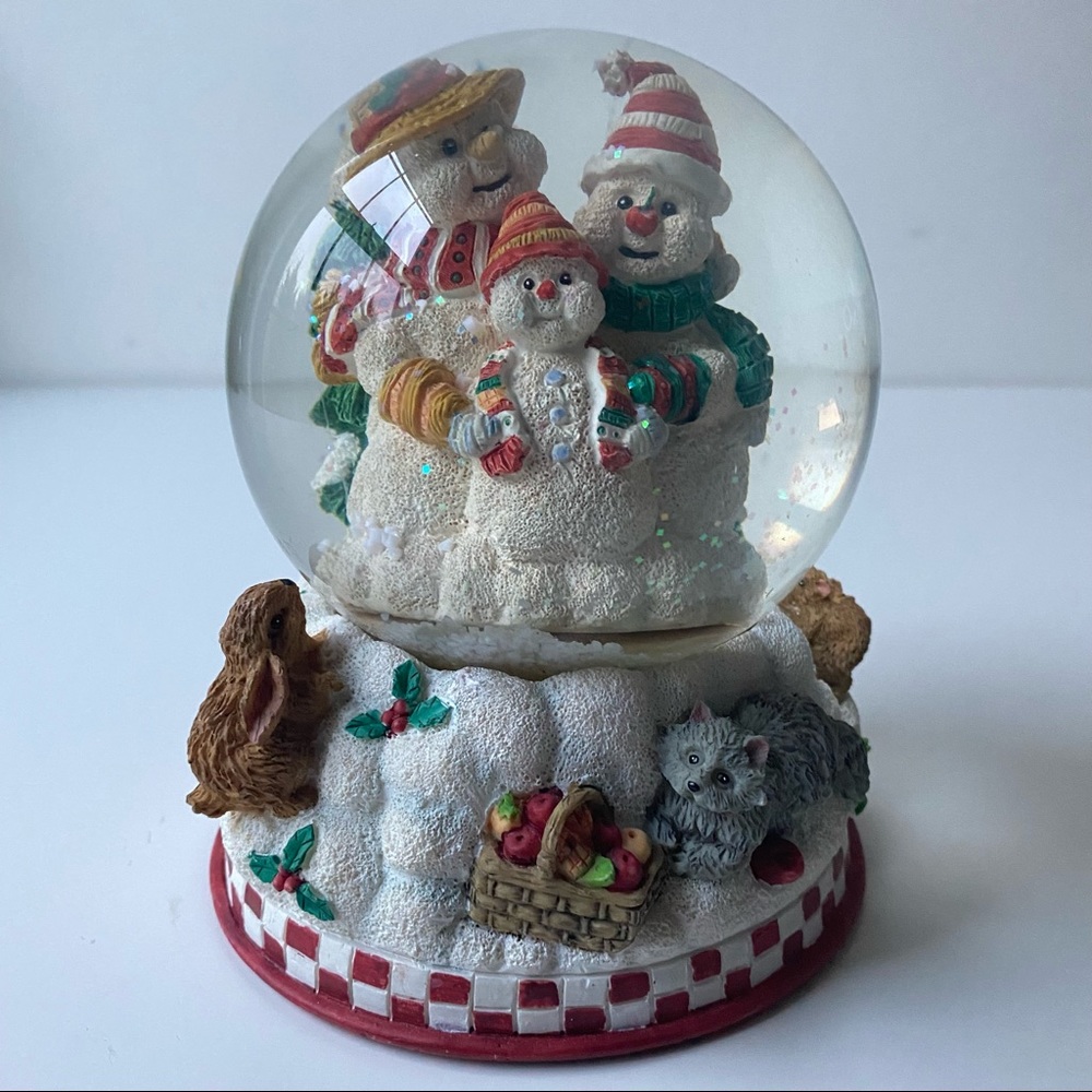 Christmas Snowman Water Globe